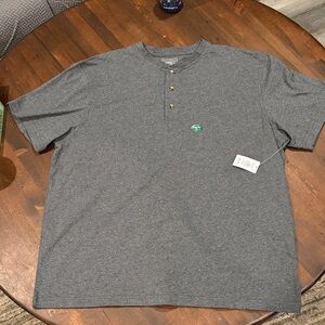 L.L. Bean Gray Casual Button Down Shirt